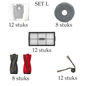 Roborock Saros 10R Ersatzteil-Set mit Wischtuch