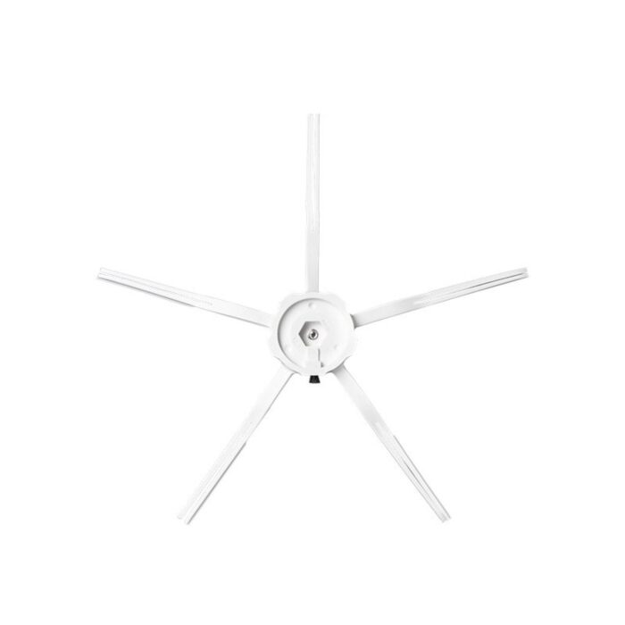 hintere fünfarmige weiße Seitenbürste Roborock E4 S5 S6 Max Q5+ Q8+ Max+ QRevo Fünfarmige Seitenbürste weiß Roborock E4 S5 S6 Max Q5+ Q8+ Max+ QRevo
