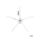 Weiße fünfarmige Seitenbürste Roborock E4 S5 S6 Max Q5+ Q8+ Max+ QRevo