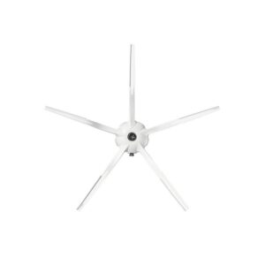 vijf-armige zijborstel wit Roborock E4 S5 S6 Max Q5+ Q8+ Max+ QRevo