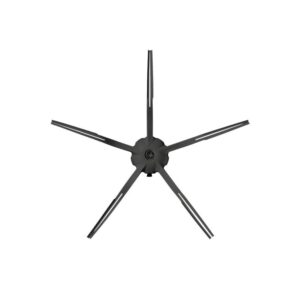 vijf-armige zijborstel zwart Roborock E4 S5 S6 Max Q5+ Q8+ Max+ QRevo