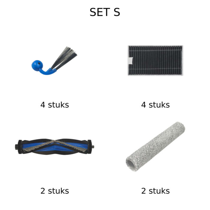 Ersatzteil-Set S für Ecovacs Deebot X12 OmniCyclone Vervangingsset S voor Ecovacs Deebot X12 OmniCyclone