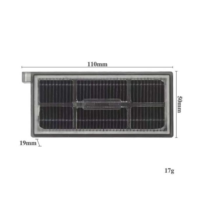 Maße des Filters Mova Z60 Ultra Roller Filter Mova Z60 Ultra Roller